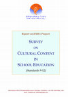 Research paper thumbnail of Report of IFIH's project on cultural education for NCERT, 2005