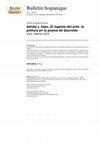 Research paper thumbnail of Reseña - Adrián J. Saez - El ingenio del arte (Bulletin Hispanique, 2016)