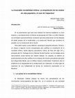 Research paper thumbnail of La insociable sociabilidad chilena. La aniquilación de los modos de vida populares, el caso de Valparaíso 1