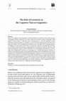 Research paper thumbnail of The Role of Creativity in the Cognitive Turn in Linguistics