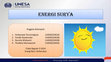 Research paper thumbnail of PPT Energi Surya