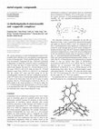 Research paper thumbnail of (2-methylquinolin-8-olato)iron(III) and -copper(II) complexes