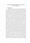 Research paper thumbnail of ANALISIS KINERJA GURU DAN DOSEN DALAM KAITANNYA DENGAN SERTIFIKASI