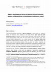 Research paper thumbnail of Right to Healthcare and Access to Medical Services for Asylum Seekers and Beneficiaries of International Protection in Poland. In: Legal Dialogue, No. 3 April 2017