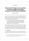 Research paper thumbnail of What makes Christology in a post-apartheid South Africa engaged and prophetic? Comparative study of Koopman and Maluleke