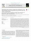 Research paper thumbnail of Experimental study on biomass (eucalyptus spp.) gasification in a two- stage downdraft reactor by using mixtures of air, saturated steam and oxygen as gasifying agents