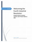 Research paper thumbnail of Welcoming the Fourth Industrial Revolution