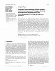 Research paper thumbnail of Qualitative and quantitative study of nitrogen-containing compounds in heavy gas oil using comprehensive two-dimensional gas chromatography with nitrogen phosphorus detection