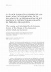 Research paper thumbnail of La labor formativa desarrollada por la Sección Femenina de la Falange en la preparación de los mandos e instructoras durante el periodo franquista