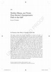 Research paper thumbnail of Neither Mauss, nor Veyne?: Peter Brown’s Interpretative Path to the Gift.” In Michael Satlow (ed.), The Gift in Antiquity. Studies in the Ancient World: Comparative Histories. London: Wiley-Blackwell, 2013, pp. 202-220.