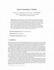 Research paper thumbnail of Gaucho: Programming == Modeling