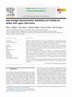 Research paper thumbnail of Grip strength dynamometry: Reliability and validity for adults with upper limb burns