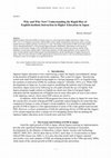 Research paper thumbnail of Why and Why Now? Understanding the Rapid Rise of English-medium Instruction in Higher Education in Japan