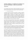 Research paper thumbnail of Enredos ontológicos en estudiantes de psicología en la época del contrabando y tráfico de neurociencias