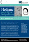 Research paper thumbnail of Holism: possibilities and problems - 8-10 September, 2017