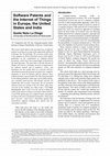 Research paper thumbnail of Software Patents and the Internet of Things in Europe, the United States and India (abstract)