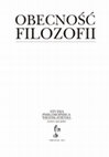 Research paper thumbnail of OBECNOŚĆ FILOZOFII