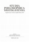 Research paper thumbnail of Studia Philosophica Wratislaviensia, Supplementary Volume, English Edition 2012