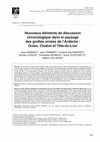 Research paper thumbnail of Nouveaux éléments de discussion chronologique dans le paysage des grottes ornées de l'Ardèche : Oulen, Chabot et Tête-du-Lion, MONNEY J., COMBIER J., KALTNECKER E., LATEUR N., MOREAU C., STOCCHETTI S., VALLADAS H.