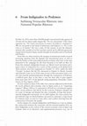 Research paper thumbnail of From Indignados to Podemos: Sublating Vernacular Rhetoric into National Popular Rhetoric