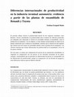 Research paper thumbnail of Maito, Esteban Ezequiel - Diferencias internacionales de productividad en la industria terminal automotriz: evidencia a partir de las plantas de ensamblado de Renault y Toyota