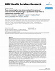 Research paper thumbnail of Peer-mentoring for first-time mothers from areas of socio-economic disadvantage: A qualitative study within a randomised controlled trial