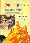 Research paper thumbnail of “Is it museum-worthy? Manuel de Macedo’s activity as an art expert within the suppression of religious orders”, Marluci Menezes, Dória Rodrigues, José Delgado Rodrigues, ed., Intangibility Matters. International conference on the values of tangible heritage. Lisboa, LNEC, 2017, pp. 75-84.