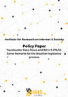 Research paper thumbnail of Transborder Data Flows and Bill n.5.276, of 2016