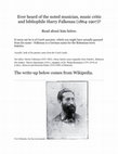 Research paper thumbnail of Henry Falkenau.doc