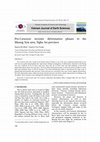 Research paper thumbnail of Pre-Cenozoic tectonic deformation phases in the Muong Xen area, Nghe An province