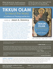 Research paper thumbnail of Tikkun Olam – To Mend the World: A Confluence of Theology and the Arts. Eugene: Pickwick, 2014.