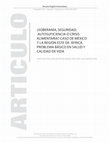 Research paper thumbnail of SOBERANÍA, SEGURIDAD, AUTOSUFICIENCIA O CRISIS ALIMENTARIA? CASO DE MÉXICO Y LA REGIÓN ESTE DE ÁFRICA. PROBLEMA BÁSICO EN SALUD Y CALIDAD DE VIDA