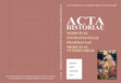 Research paper thumbnail of Acta historiae medicinae XXXV/2016 ISSN 0352-7840 2466-2925 (Online)