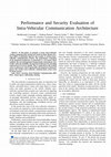 Research paper thumbnail of Performance and security evaluation of intra-vehicular communication architecture