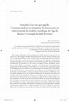 Research paper thumbnail of Milcent 2012 Entendre l’eau vive qui appelle. Comment analyser et interpréter les découvertes en milieu humide de mobilier métallique de l’âge du Bronze ? L’exemple de Midi-Pyrénées. Pallas, 90, p.115-142