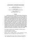 Research paper thumbnail of LEITOR DIGITAL AUTÔNOMO PARA CEGOS