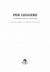 Research paper thumbnail of Francesco Bausi-Alessio Decaria, Il carteggio privato di Niccolò Machiavelli. Problemi di resa grafica, in La resa grafica dei testi volgari, Università degli Studi di Firenze, 4, 11 e 18 aprile 2016 («Per Leggere», XVII, 32-33, primavera-autunno 2017), pp. 193-216