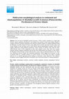 Research paper thumbnail of Multivariate morphological analyses in continental and island populations of Abudefduf saxatilis (Linnaeus)(Pomacentridae, Perciformes) of Western Atlantic