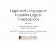 Research paper thumbnail of Logic and Language in Husserl's Logical Investigations