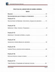 Research paper thumbnail of Manual de prácticas de Química General UNAB