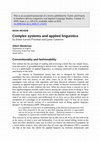 Research paper thumbnail of Book review: Complex systems and applied linguistics by Diane Larsen-Freeman and Lynne Cameron (2008)