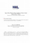 Research paper thumbnail of Space-time block coding applied to turbo coded multicarrier CDMA