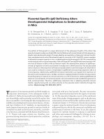 Research paper thumbnail of Placental-Specific Igf2 Deficiency Alters Developmental Adaptations to Undernutrition in Mice