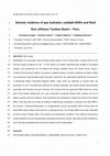 Research paper thumbnail of Seismic evidence of gas hydrates, multiple BSRs and fluid flow offshore Tumbes Basin – Peru