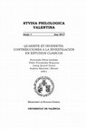 Research paper thumbnail of Algunas muestras de Homero en la Praeparatio Euangelica de Eusebio de Cesarea