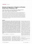 Research paper thumbnail of Rationale and Approaches to Phosphate and Fibroblast Growth Factor 23 Reduction in CKD