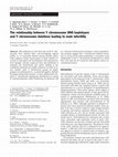 Research paper thumbnail of The relationship between Y chromosome DNA haplotypes and Y chromosome deletions leading to male infertility