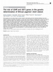 Research paper thumbnail of The role of GHR and IGF1 genes in the genetic determination of African pygmies’ short stature