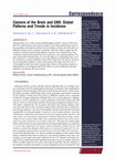 Research paper thumbnail of Correspondence: Cancers of the brain and CNS: global patterns and trends in incidence - Electromagnetic Fields (EMFs) and Cancer