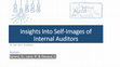 Research paper thumbnail of Insights Into Self-Images of Internal Auditors